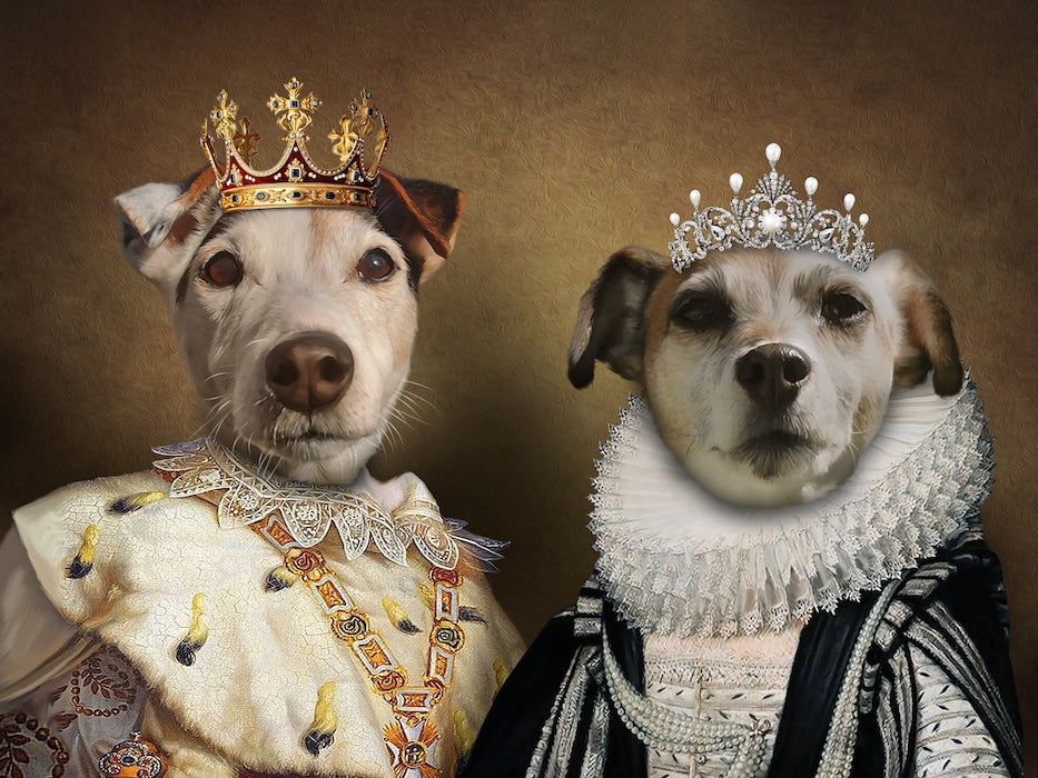 Quel portrait offrir pour la fête des pères pour un papa qui a un animal ?