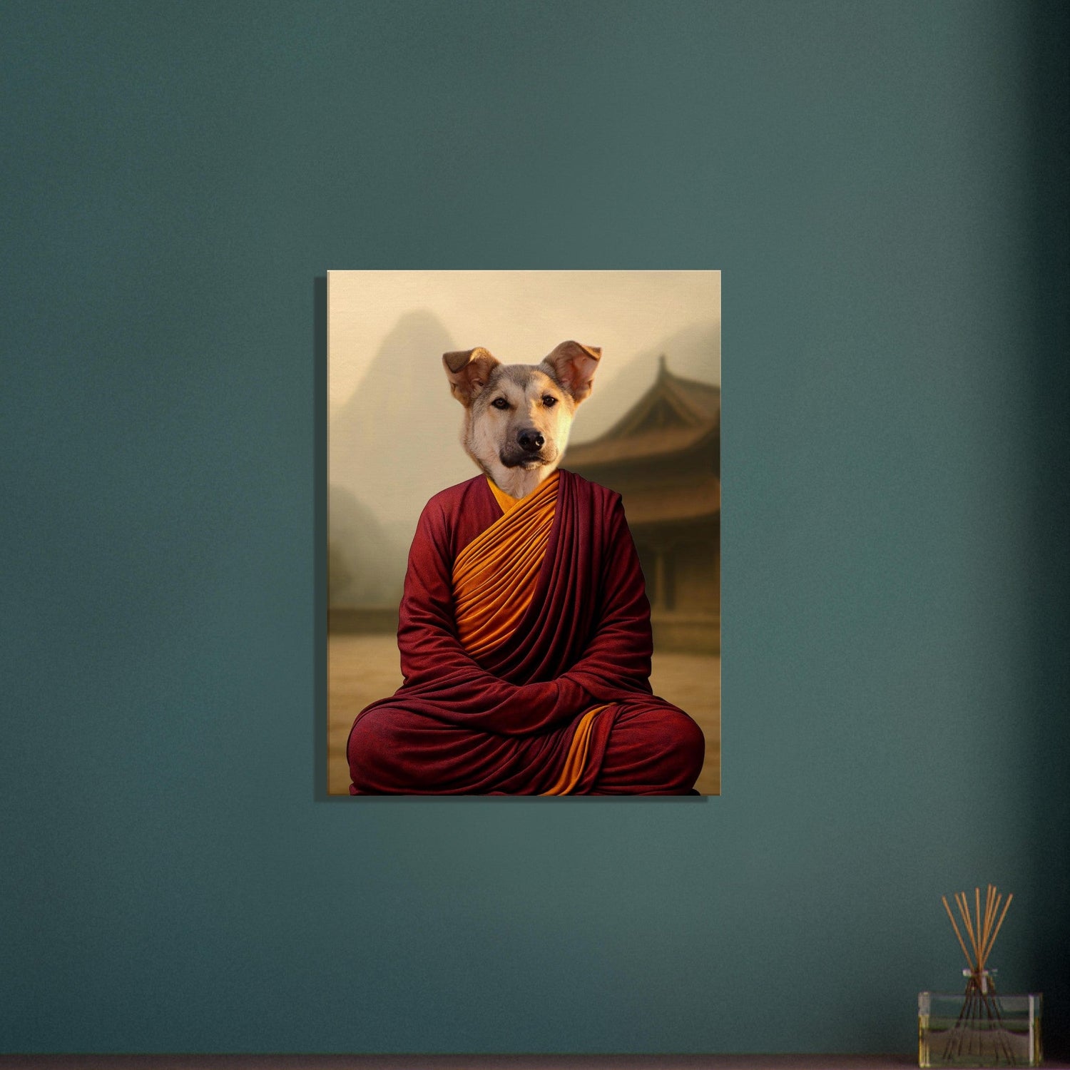 Nouvelle maison : La touche finale parfaite avec une toile personnalisée de votre compagnon.
