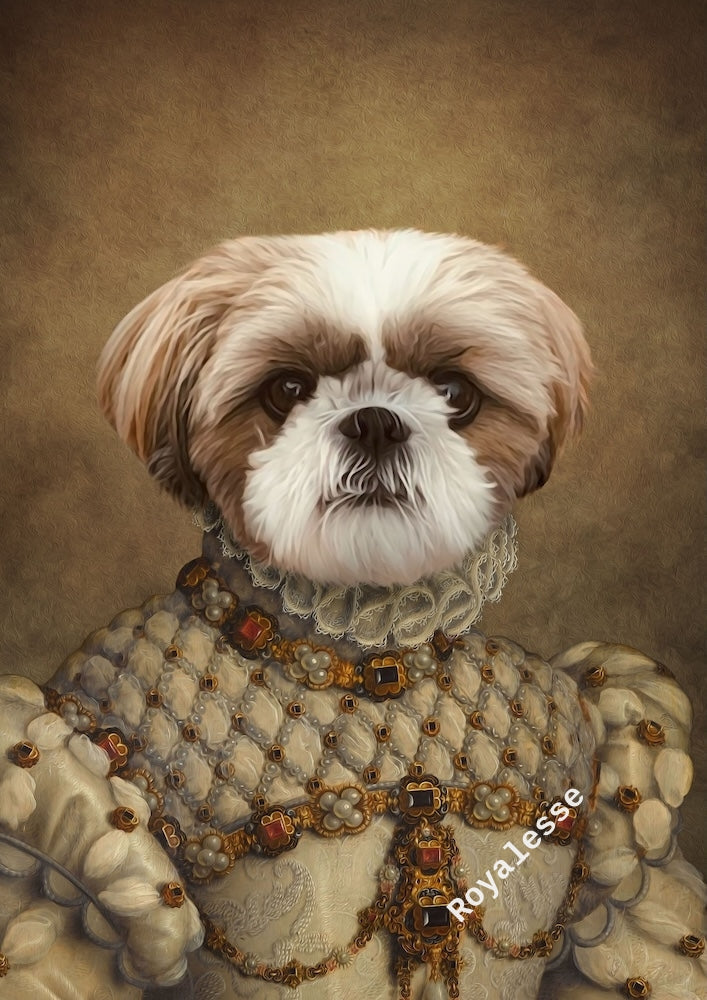 Portrait Shih-Tzu : quand votre petit lion devient œuvre d’art