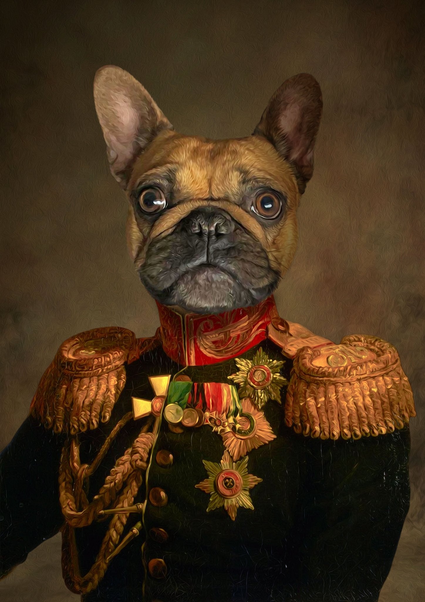 Poster chien personnalisé ARCHIDUC - Royalesse