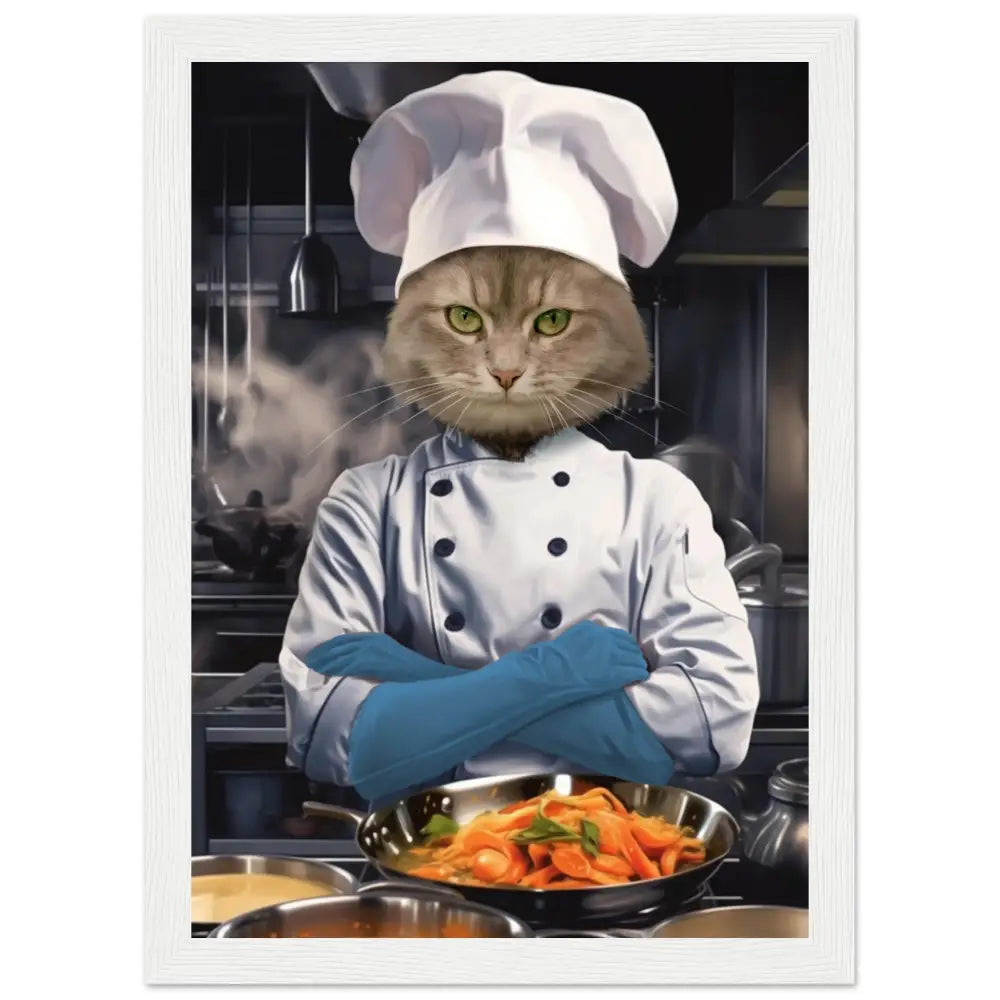 Poster animal personnalisable CHEF - Royalesse