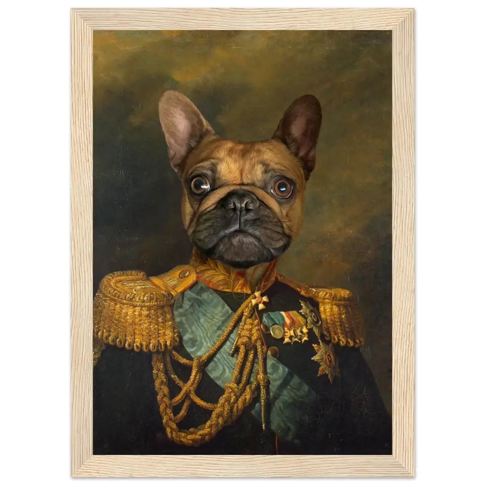 Poster animal personnalisé COLONEL - Royalesse