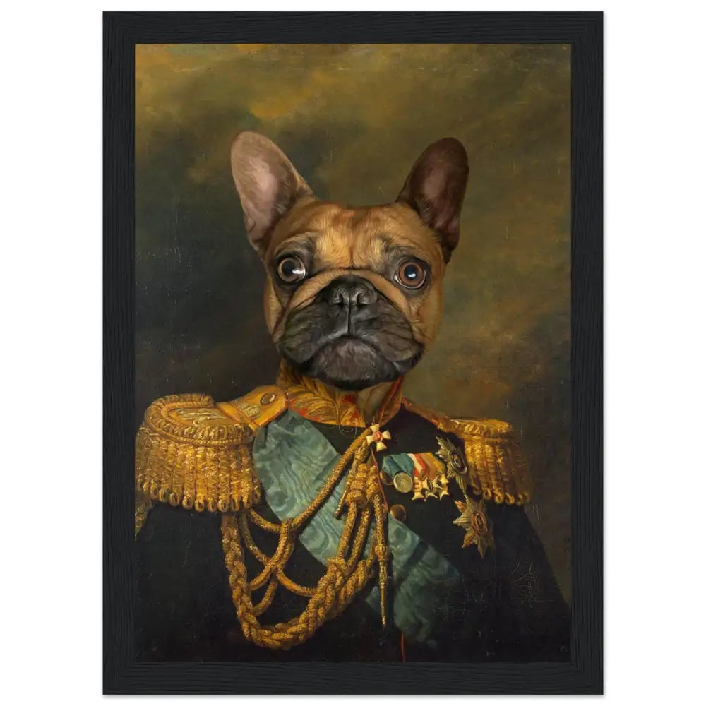 Poster personnalisé animal COLONEL - Royalesse