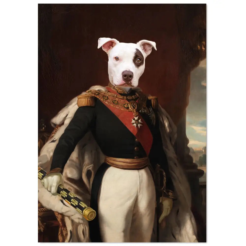 poster personnalisé chien EMPEREUR