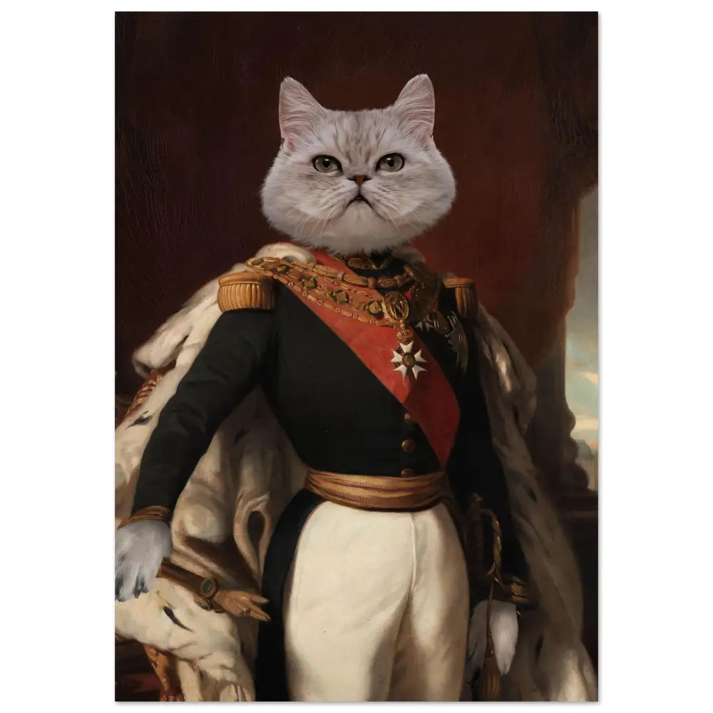 Poster personnalisé animaux EMPEREUR - Royalesse