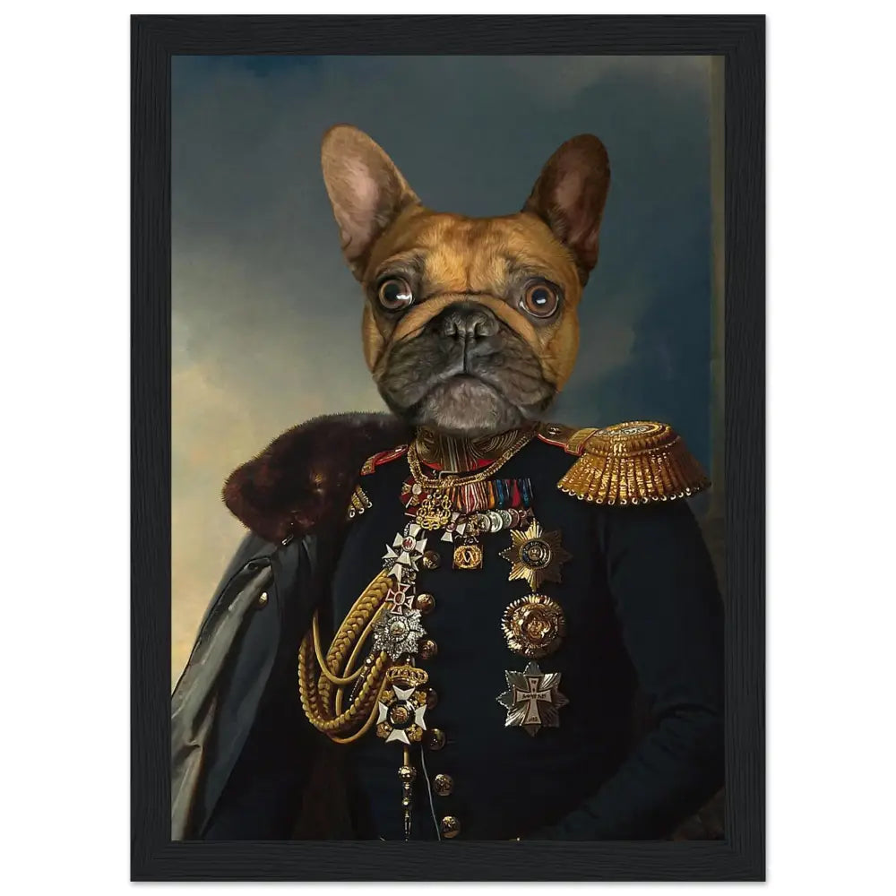 Tableau personnalisé chien GENERAL - Royalesse